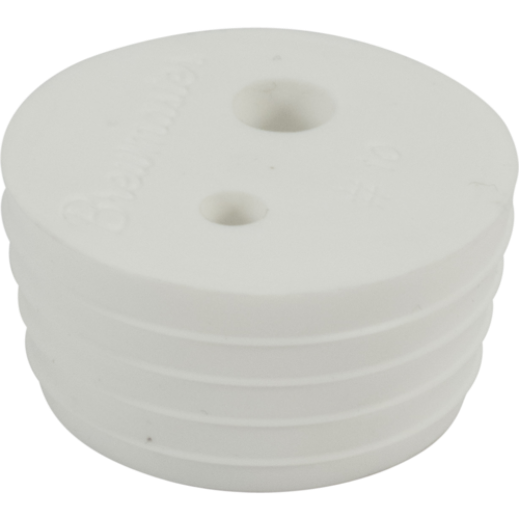 Two-Hole #10 Silicone Stopper