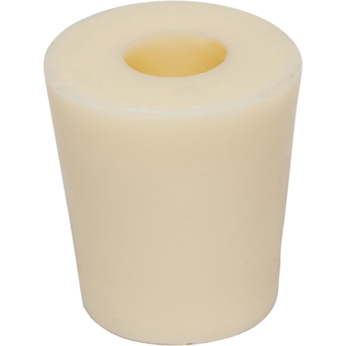 Rubber Stopper - Drilled For Airlock