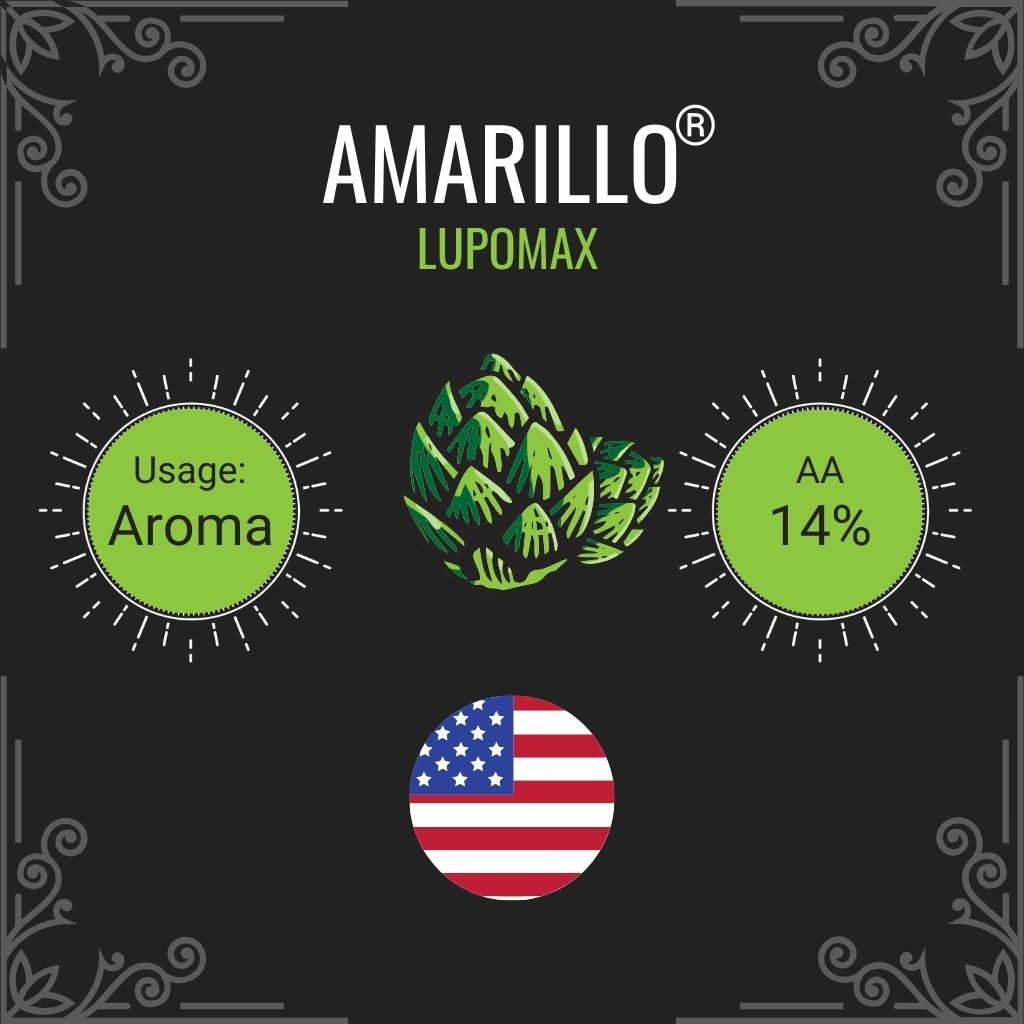 Amarillo® LUPOMAX Hops Pellets
