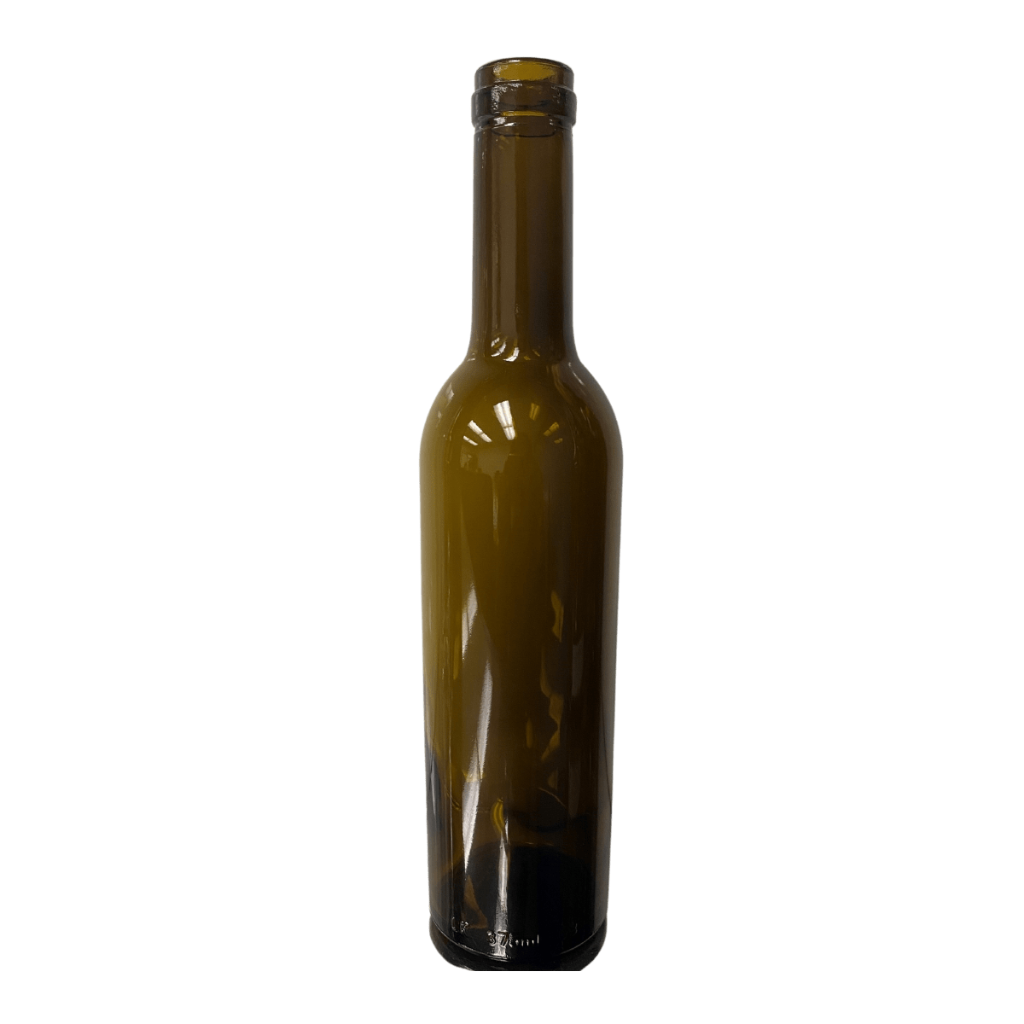 375 mL semi Burgandy Green glass wine bottle case of 24