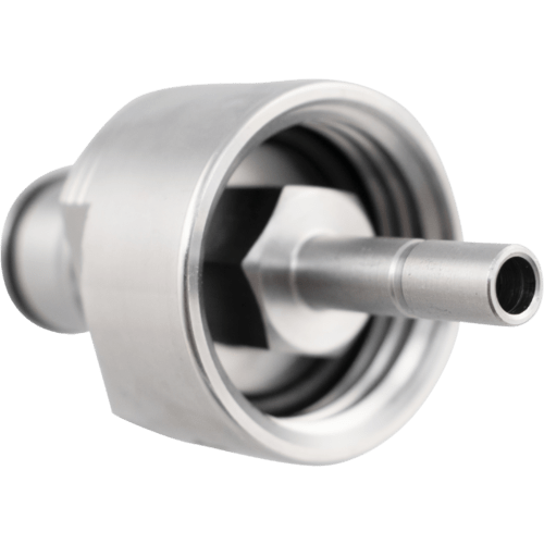 Stainless Steel Carbonation and Line Cleaning Cap