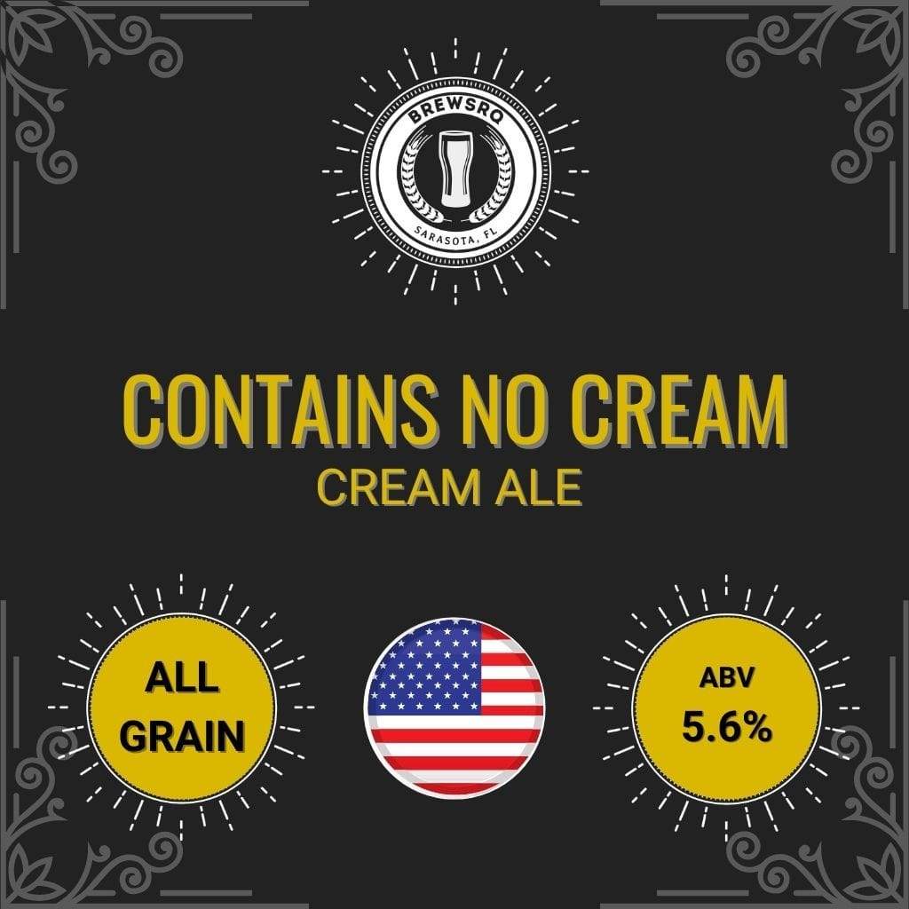 Contains No Cream Cream Ale All-Grain Kit