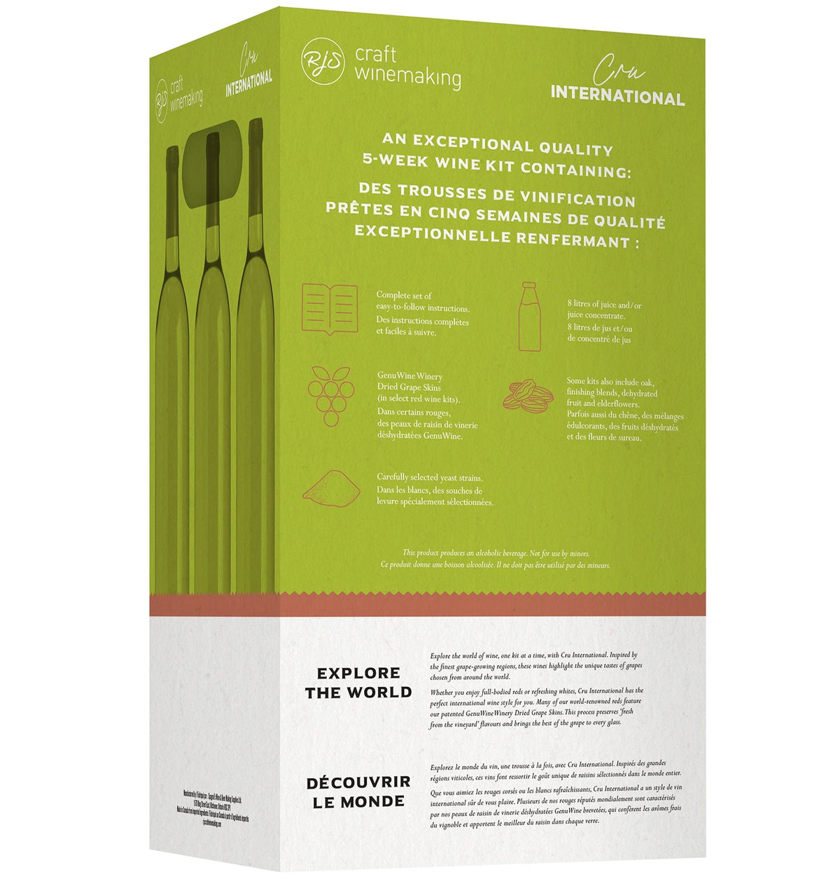 Cru International German Gewurztraminer Wine Kit RJ Spagnols BrewSRQ