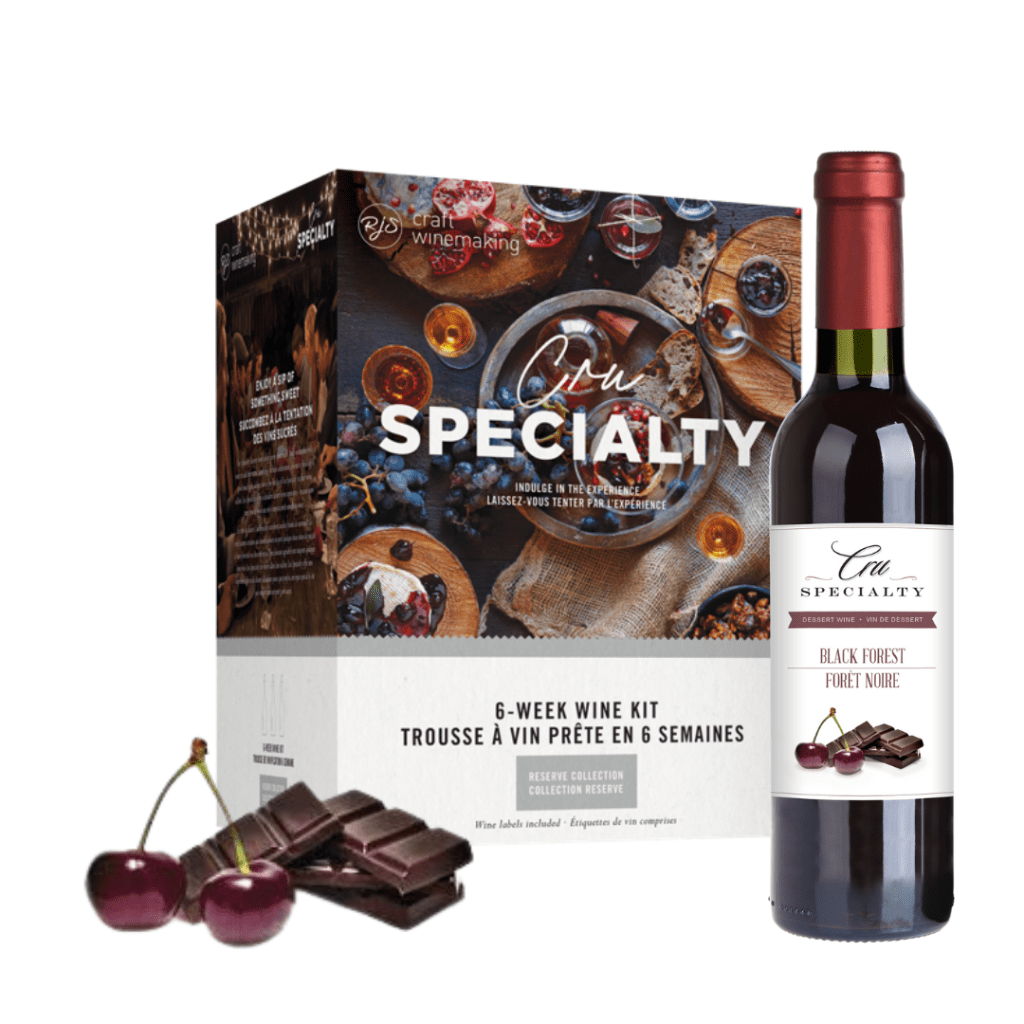 Cru Specialty Black Forest Dessert Wine Kit RJ Spagnols
