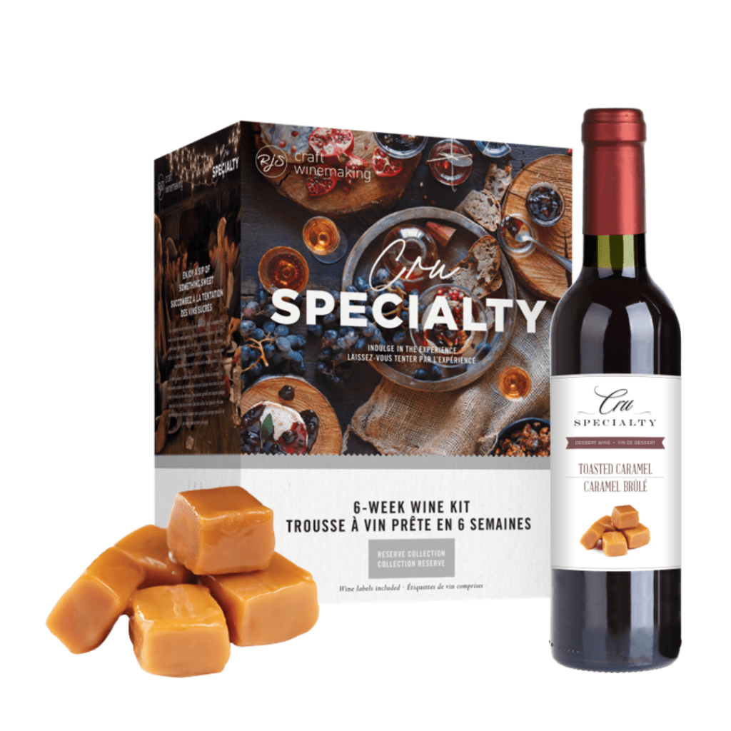 Products Cru Specialty Toasted Caramel Dessert Wine Kit RJ Spagnols