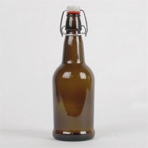 EZ Cap Swing Top Beer Bottles - 16 oz. Clear, Case of 12