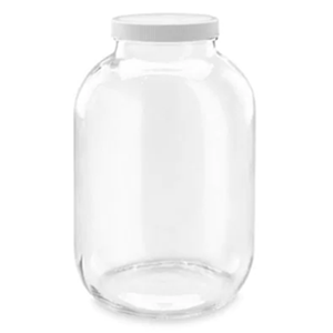 Glass Jar - 1 Gallon - Wide Mouth - BrewSRQ