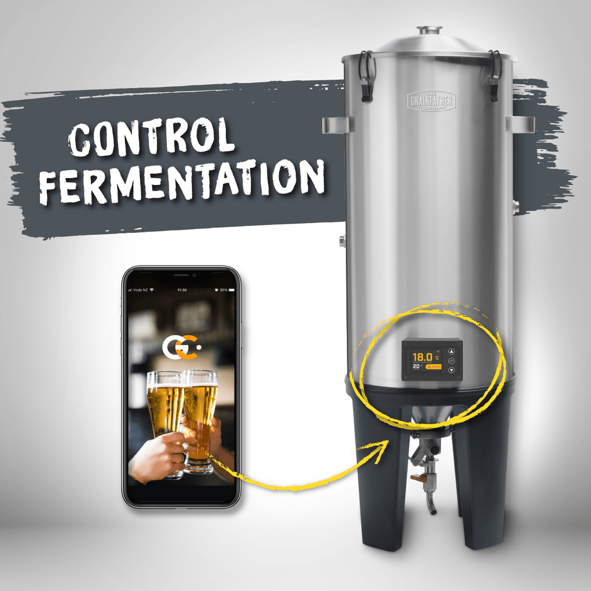Grainfather Conical Fermenter Wireless Temperature Controller