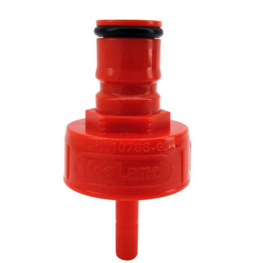 Plastic Carbonation and Line Cleaning Cap - Ball Lock