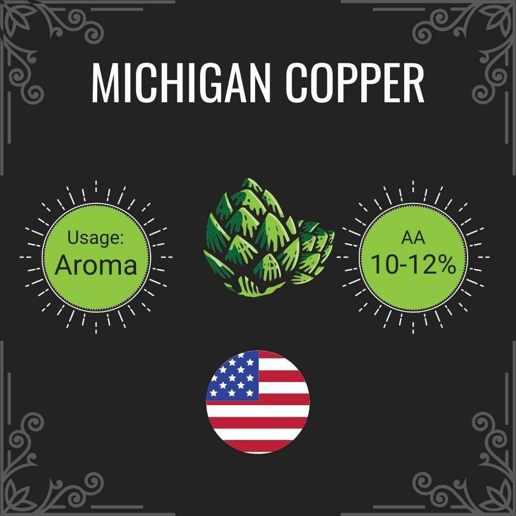 Michigan Copper Hop Pellets 