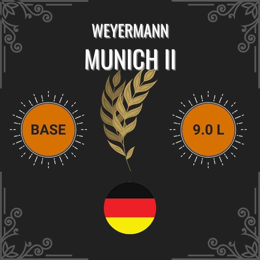 Weyermann Munich Type 2 Dark Munich Usage Base Color 9.0 Lovibond Origin Germany