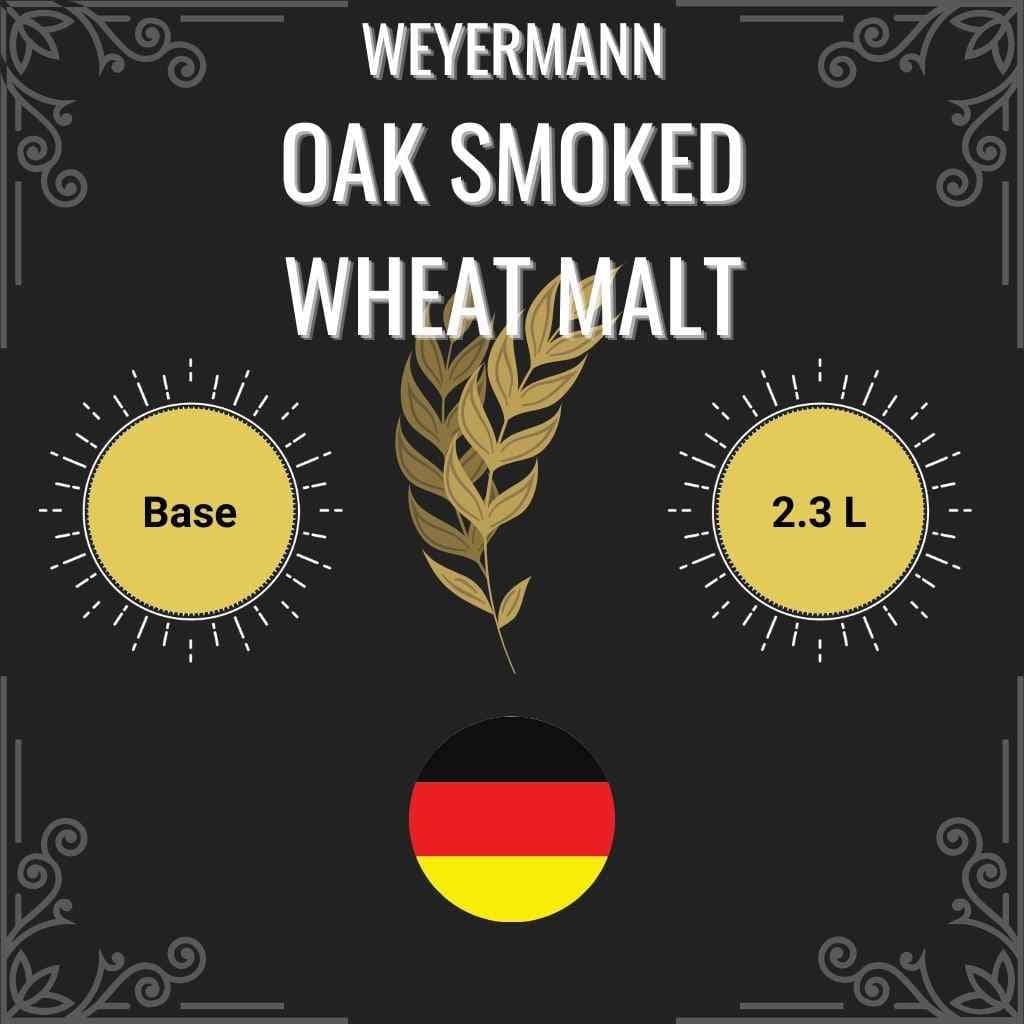 Oak Smoked Wheat Malt - (Weyermann)