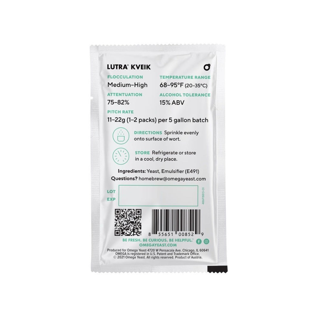 Omega Lutra Dry Yeast Gluten Free