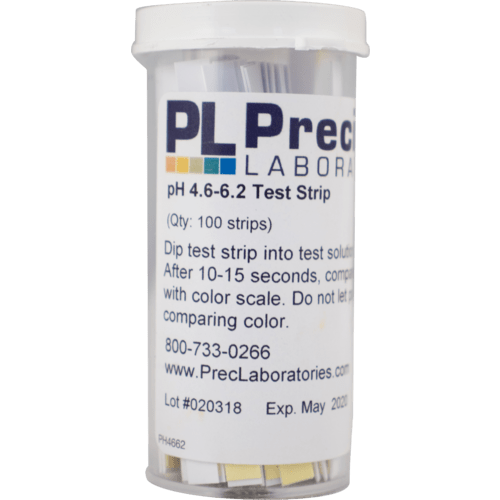 pH Paper Test Strips for Beer (4.6-6.2)