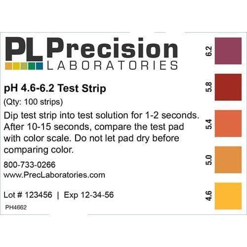 pH Paper Test Strips for Beer (4.6-6.2)