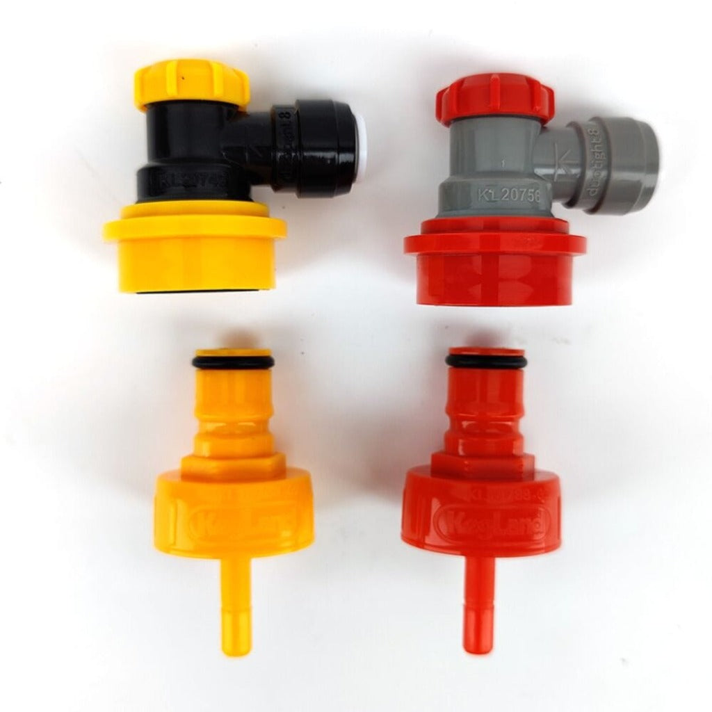 Plastic Carbonation and Line Cleaning Cap - Ball Lock