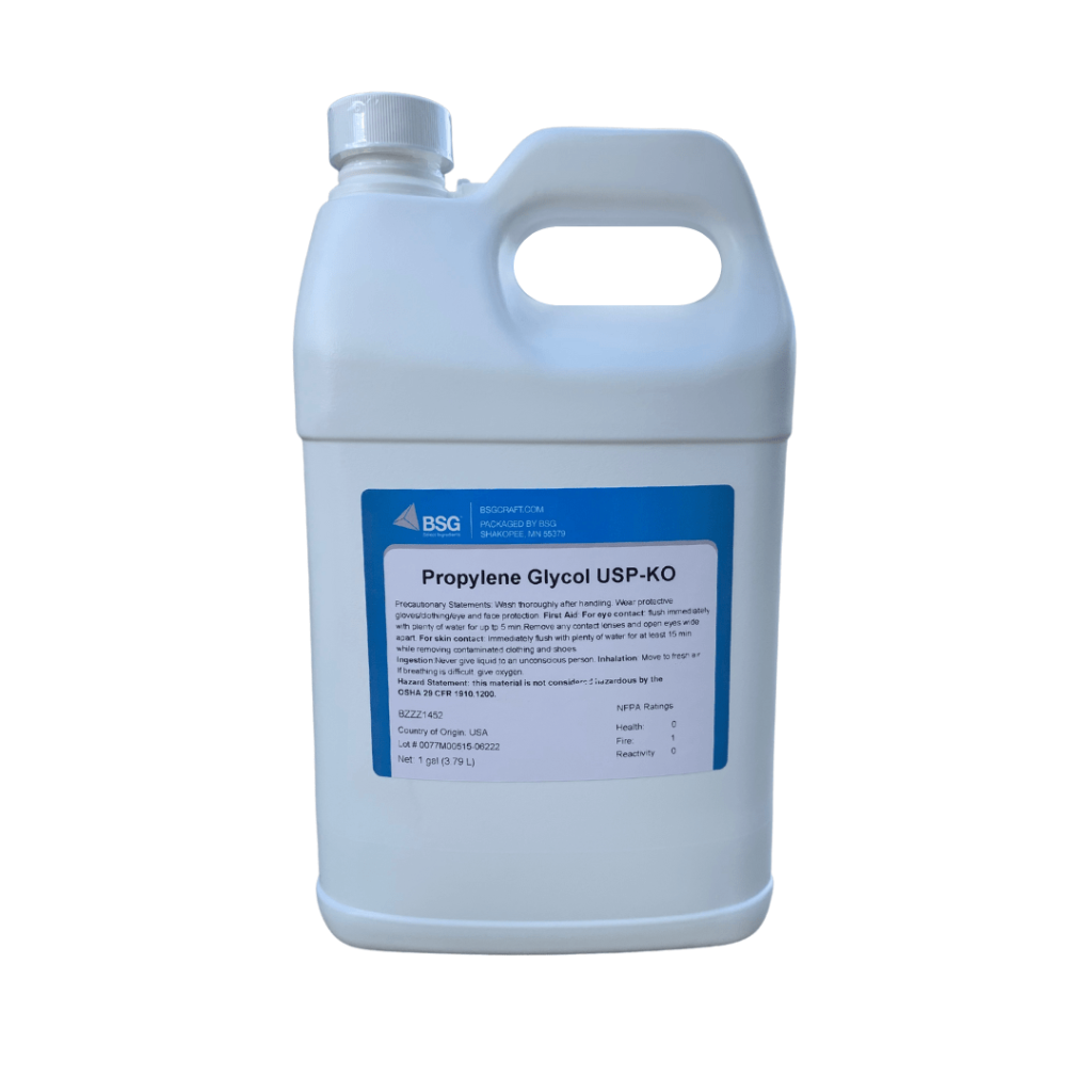 Food grade Propylene Glycol USP 1 Gallon