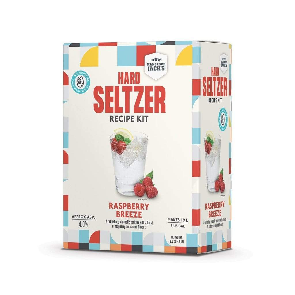 Mangrove Jack's Raspberry Breeze Hard Seltzer Recipe Kit