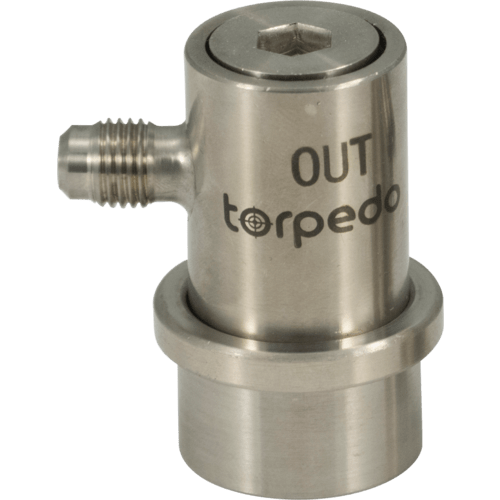 Torpedo Stainless Ball Lock Beverage Out - Flare